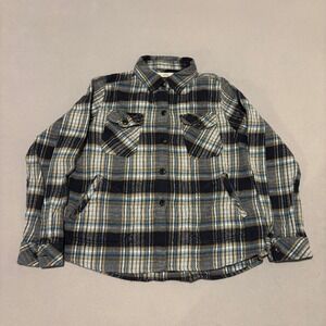 Woolrich Oxbow Bend Plaid Flannel Shirt Jacket Womens Small Hertiage Spring